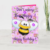 Beee Happy Kaart (Voorkant)