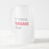 Beëerde Sjabloon, voorgekookte Mok glazen bier (Voorkant links)