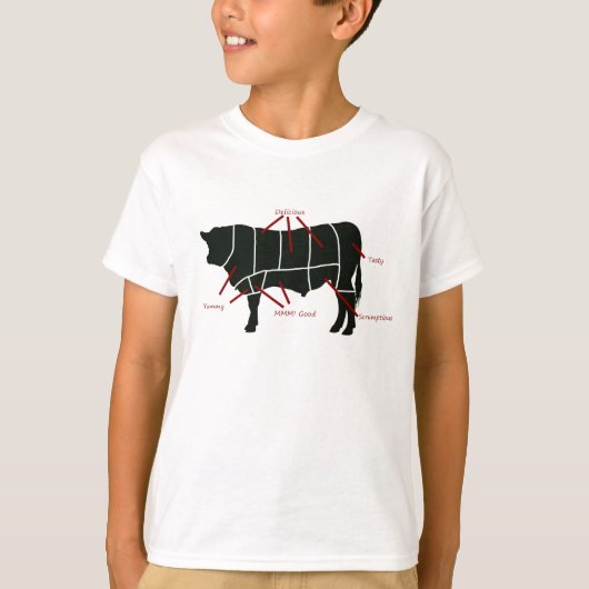 Beef Butcher - Tasty Delicious Yummy Beef! T-shirt (Voorkant)