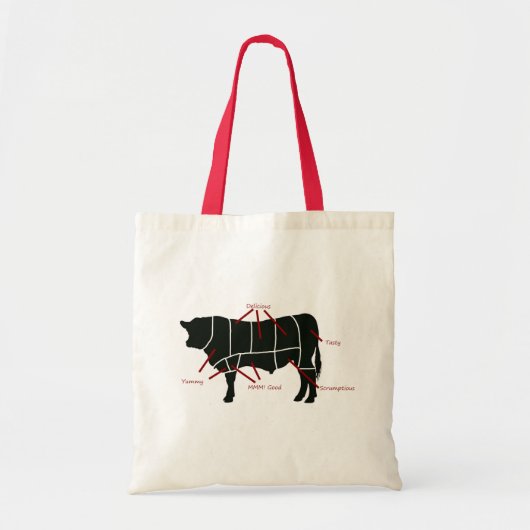 Beef Butcher - Tasty Delicious Yummy Beef! Tote Bag (Voorkant)