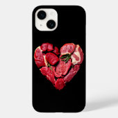 Beef Heart Meat Lovers Raw BBQ Case-Mate iPhone Case (Achterkant)