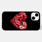 Beef Heart Meat Lovers Raw BBQ Case-Mate iPhone Case (Achterkant (horizontaal))