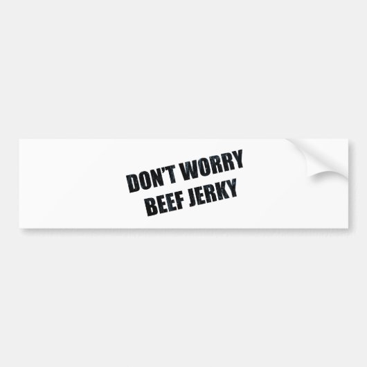 BEEF JERKY BUMPERSTICKER (Voorkant)