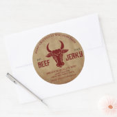 Beef Jerky Custom Label Sticker (Envelop)