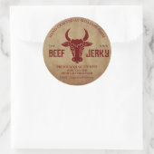 Beef Jerky Custom Label Sticker (Tas)