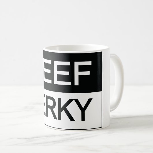 Beef Jerky Koffiemok (Voorkant rechts)