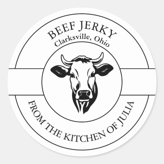 Beef Jerky Label (Voorkant)