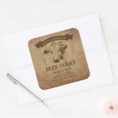 Beef Jerky Label Sticker (Envelop)