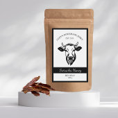 Beef Jerky Label Voedselcontainer Etiket