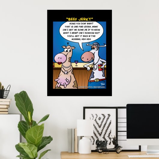 "Beef Jerky" Poster (Thuiskantoor)