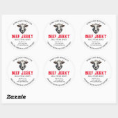Beef Jerky Product Label Sticker (Vel)