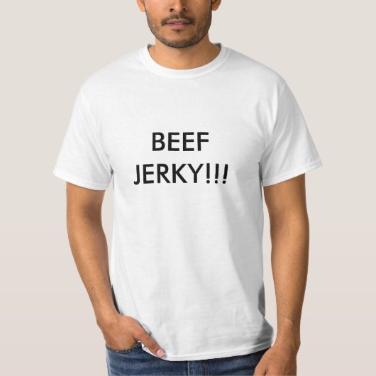 BEEF JERKY!!! T-SHIRT (Voorkant)