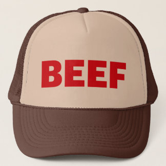 BEEF leuke slogan trucker hoed Pet