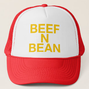 BEEF N BEAN Slogan vrachtwagenchauffeur Trucker Pet