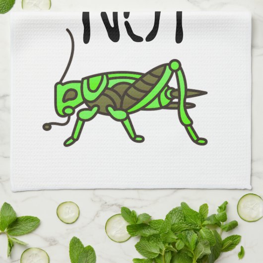 BEEF NIET BUGS Kitchen Towel Theedoek (Gevouwen)