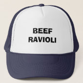 BEEF RAVIOLI-PET TRUCKER PET (Voorkant)