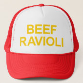 Beef Ravioli Trucker Hat Pet (Voorkant)