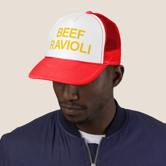 Beef Ravioli Trucker Hat Trucker Pet (In situ)