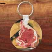 Beef Steak Art van Felix Vallotton Sleutelhanger (Voorkant)