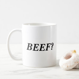 BEEF? woordmok Koffiemok