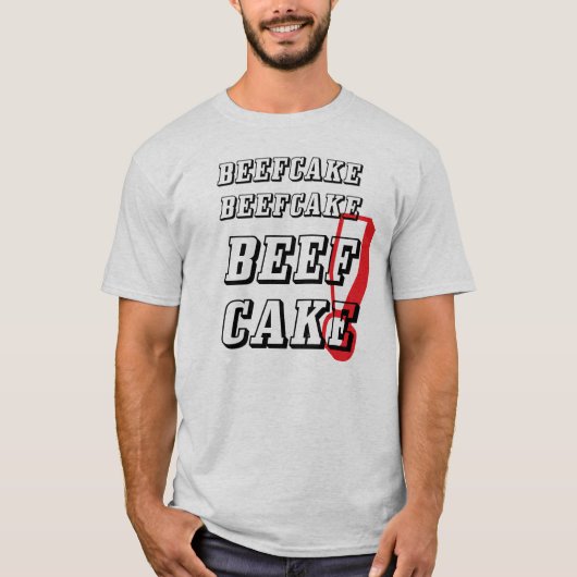 Beefcake Beefcake BEEFCAKE! T-shirt. T-shirt (Voorkant)