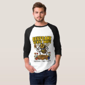 Beefcake Beest Modus Verpletter De Kam T-shirt (Voorkant volledig)