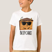 Beefcake Funny Cake Pun T-shirt (Voorkant)