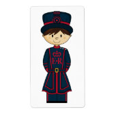Beefeater Guard Sticker Label (Voorkant)