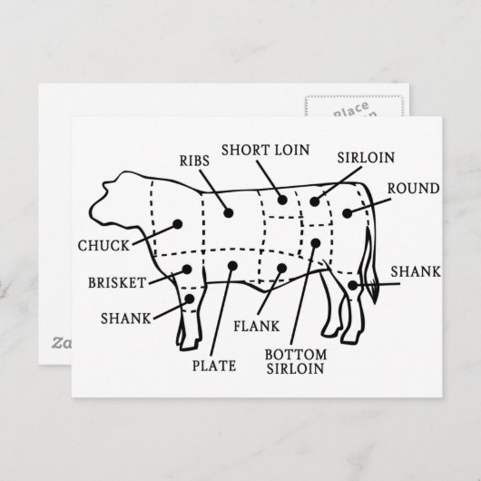 BEEFKOOL BRIEFKAART (Voorkant / Achterkant)