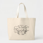 BEEFKOOL GROTE TOTE BAG (Voorkant)