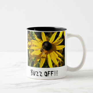 beeflowernamelarge, beeflowernamelarge, BUZZ OF... Tweekleurige Koffiemok