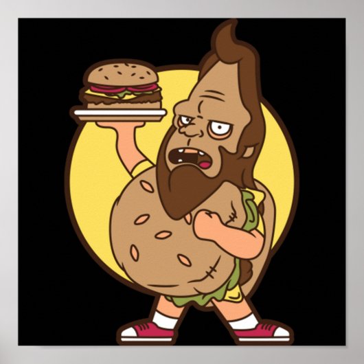 Beefsquatch Big Boy TShirt Poster (Voorkant)