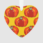 Beefsteak Tomato Pattern Ornament (voorkant)