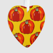 Beefsteak Tomato Pattern Ornament (voorkant)