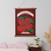Beefsteak Tomato Seed Packet Hanging Tapestry Hangend Wandkleed (Slaapkamer)