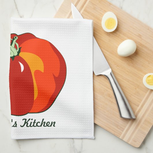 Beefsteak Tomato Theedoek (Quarter Fold)