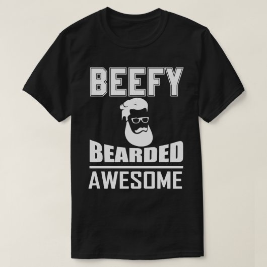 Beefy Bearded Geweldige 2 T-shirt (Design voorkant)