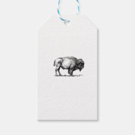 Beefy Buffalo Bull Cadeaulabel
