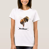 Beehaw Grappige Cowboy Bee T-shirt (Voorkant)