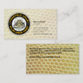 Beehive Apiary Golden Honeycomb Visitekaartje (Voorkant / Achterkant)