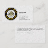 Beehive Apiary Name White Honeycomb Visitekaartje (Voorkant / Achterkant)