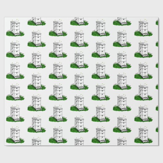 Beehive Art Cadeaupapier (Vlak)