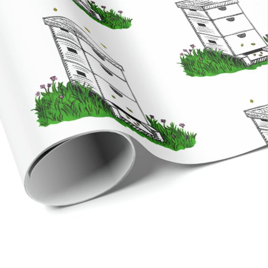 Beehive Art Cadeaupapier (Rol Hoek)