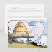 Beehive  Art Recipe Card Briefkaart (Voorkant / Achterkant)