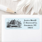 Beehive Bewick Aviary Return Address Labels (Insitu)