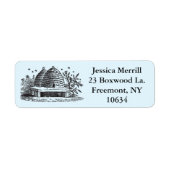 Beehive Bewick Aviary Return Address Labels (Voorkant)