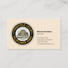Beehive Business Name Antiek White Visitekaartje