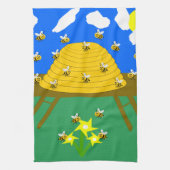 Beehive Design keukenhanddoek (Verticaal)