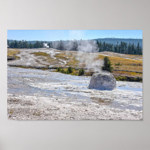Beehive Geyser, Yellowstone National Park, Verenig Poster