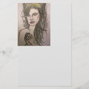 Beehive Girl Praying Briefpapier